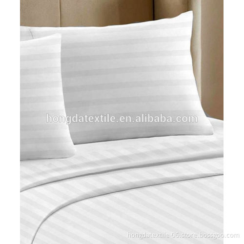 250TC 50% cotton 50% polyester white hospital bed linen
